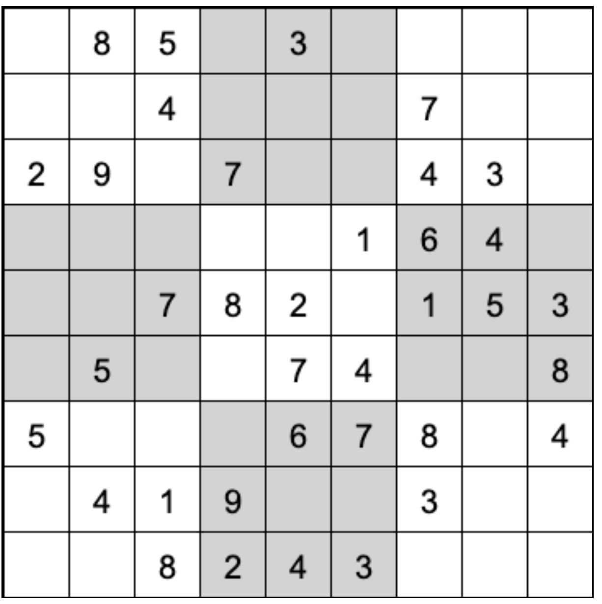 Sudoku screenshot