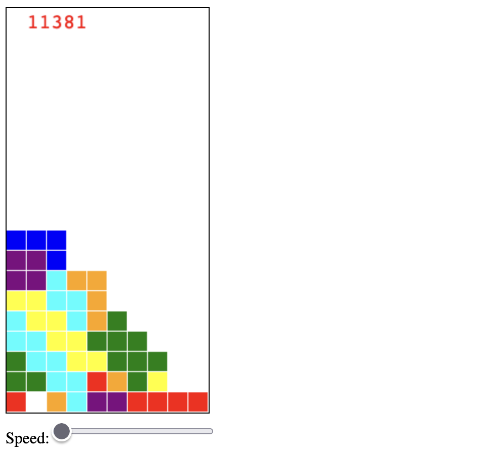 Tetris screenshot